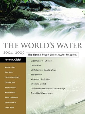 cover image of The World's Water 2004-2005
